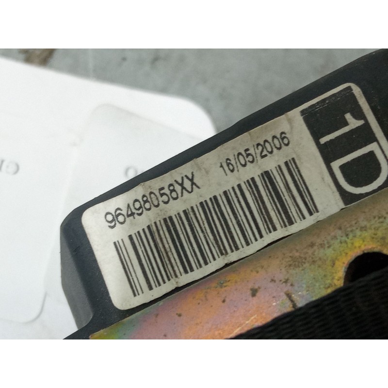 Recambio de cinturon seguridad delantero derecho para peugeot 207/207+ (wa_, wc_) 1.6 hdi referencia OEM IAM 96498058XX  