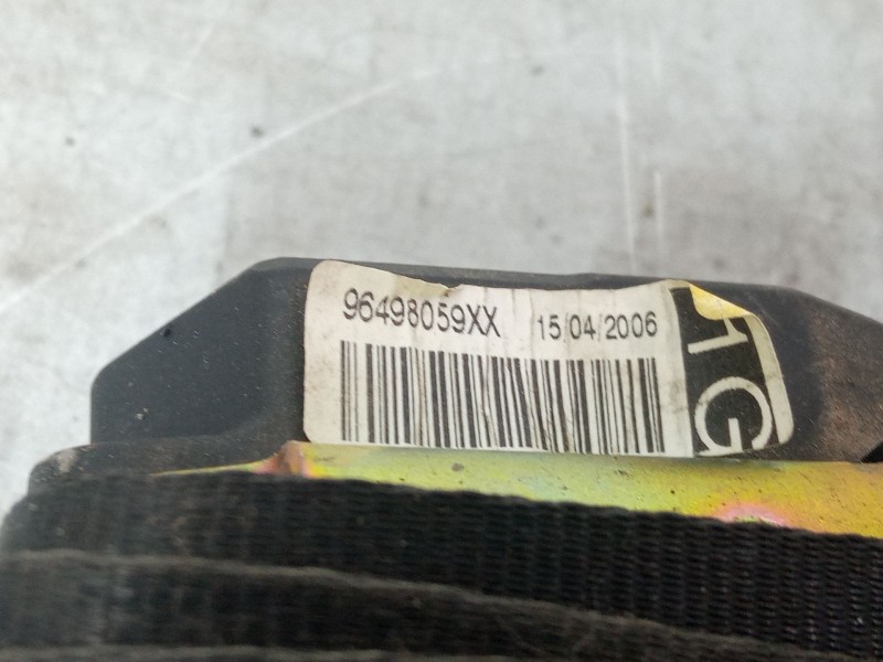 Recambio de cinturon seguridad delantero izquierdo para peugeot 207/207+ (wa_, wc_) 1.6 hdi referencia OEM IAM 96498059XX  