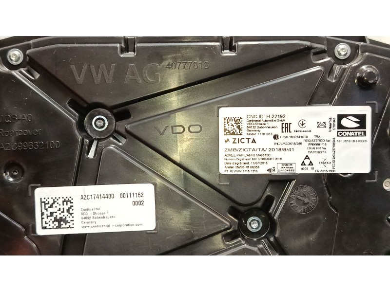 Recambio de cuadro instrumentos para seat ibiza v (kj1, kjg) 1.0 mpi referencia OEM IAM 6F0920740A  