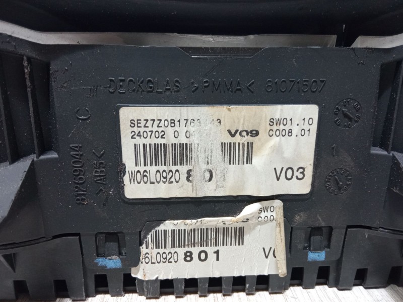 Recambio de cuadro instrumentos para seat ibiza iii (6l1) 1.4 16v referencia OEM IAM 110080104009A  