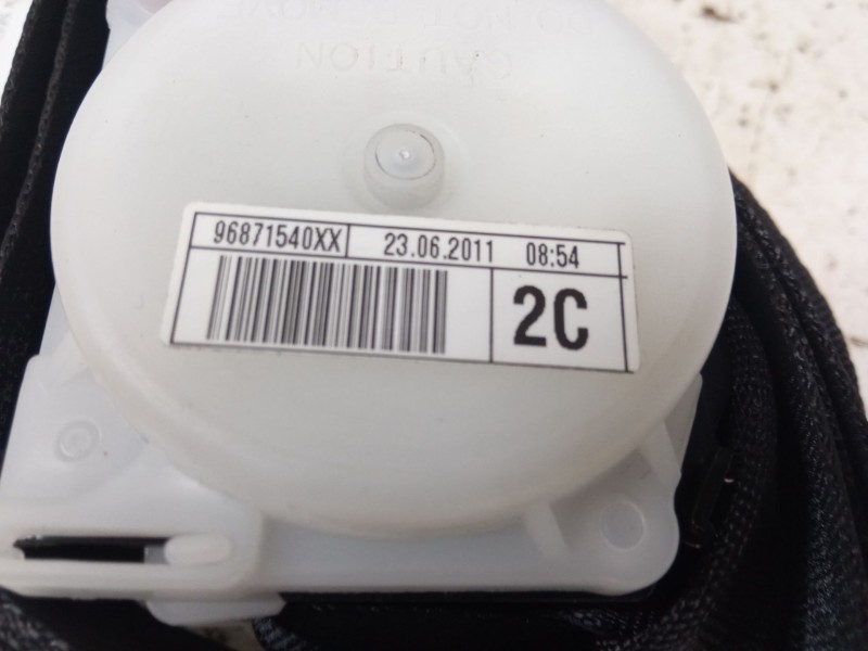 Recambio de cinturon seguridad trasero central para citroën c4 ii (nc_) 1.6 hdi 90 referencia OEM IAM 96871540XX  