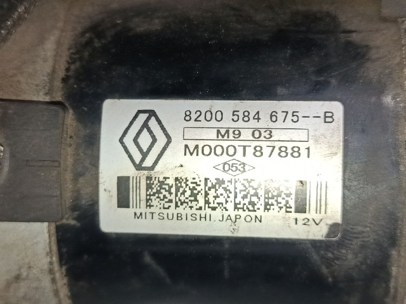 Recambio de motor arranque para renault kangoo / grand kangoo ii (kw0/1_) 1.5 dci 85 (kw0k, kw0l, kw0b) referencia OEM IAM 82005