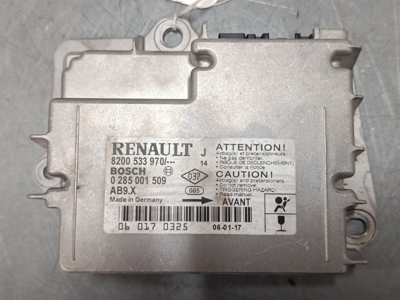 Recambio de centralita airbag para renault modus / grand modus (f/jp0_) 1.4 (jp01, jp0j) referencia OEM IAM 8200533970 028500150