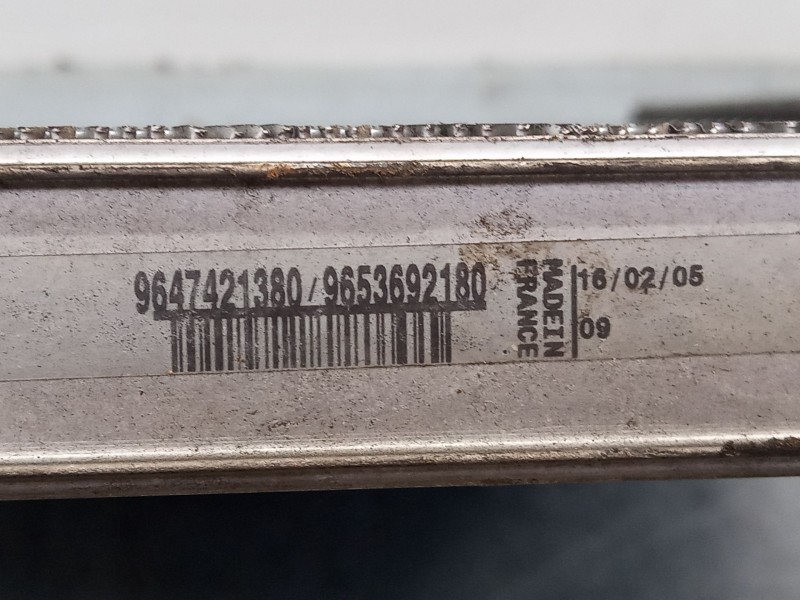 Recambio de radiador agua para peugeot 307 cc (3b) 2.0 16v referencia OEM IAM 9647421380  