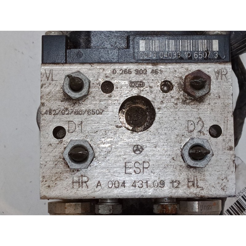 Recambio de abs para mercedes-benz clase a (w168) a 190 (168.032, 168.132) referencia OEM IAM A0044310912  0265202461