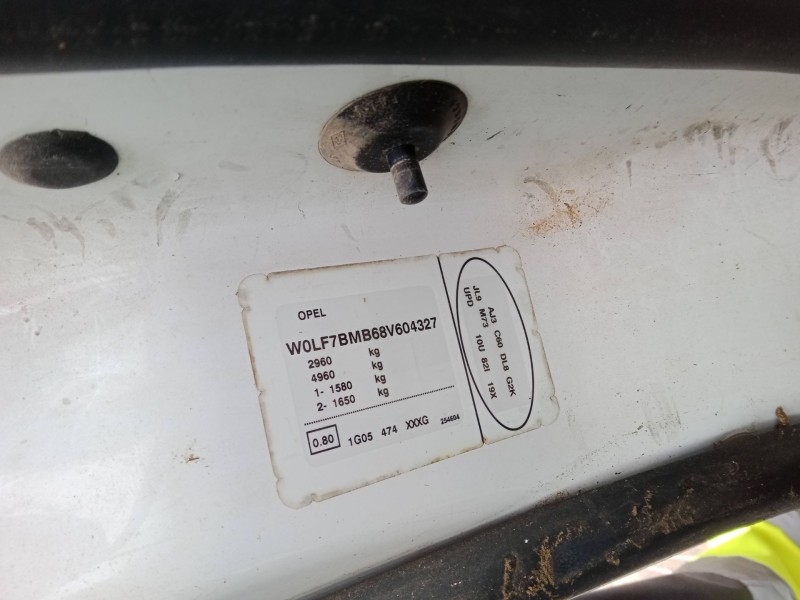 opel vivaro a furgoneta (x83) del año 2008