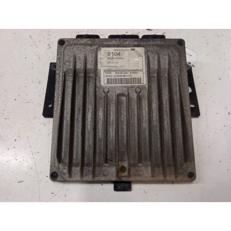 Recambio de centralita motor uce para renault kangoo (kc0/1_) 1.5 dci (kc07) referencia OEM IAM 8200394698  