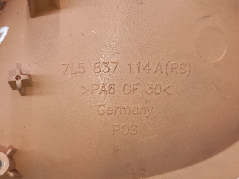 Recambio de maneta interior puerta delantera derecha para porsche cayenne (9pa) s 4.5 referencia OEM IAM 7L5837114A  