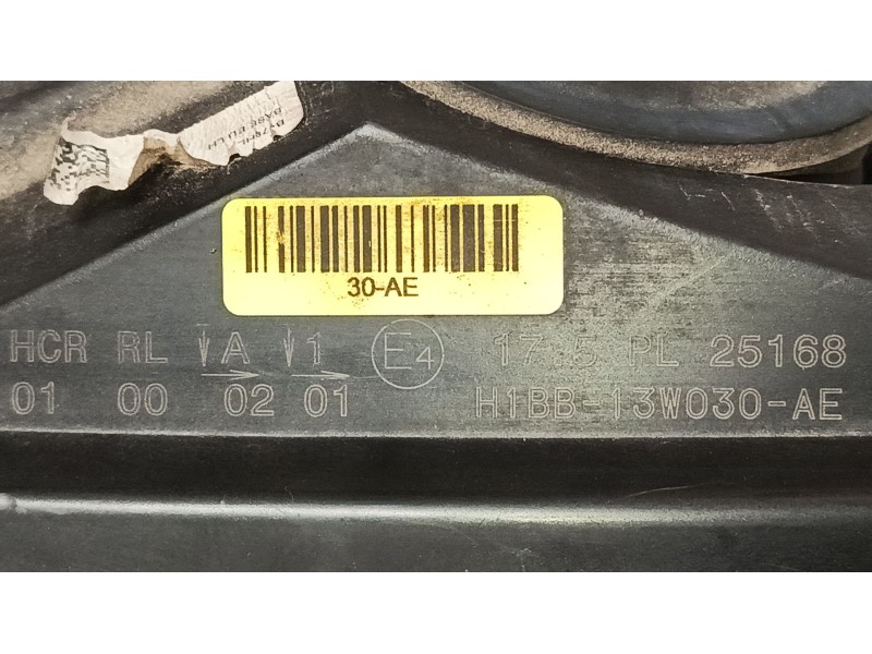 Recambio de faro izquierdo para ford fiesta vii (hj, hf) 1.0 ecoboost referencia OEM IAM H1BB13W030AE  