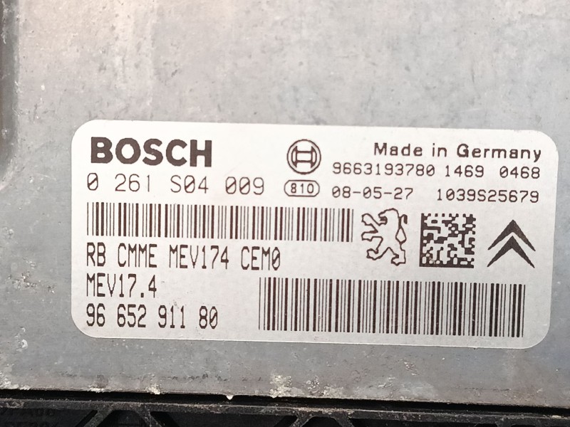 Recambio de centralita motor uce para peugeot 207/207+ (wa_, wc_) 1.4 16v referencia OEM IAM 9665291180  