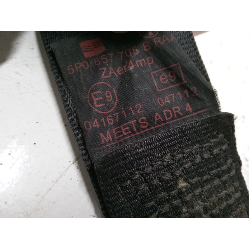 Recambio de cinturon seguridad delantero izquierdo para seat toledo iii (5p2) 2.0 tdi 16v referencia OEM IAM 5P0357705B  