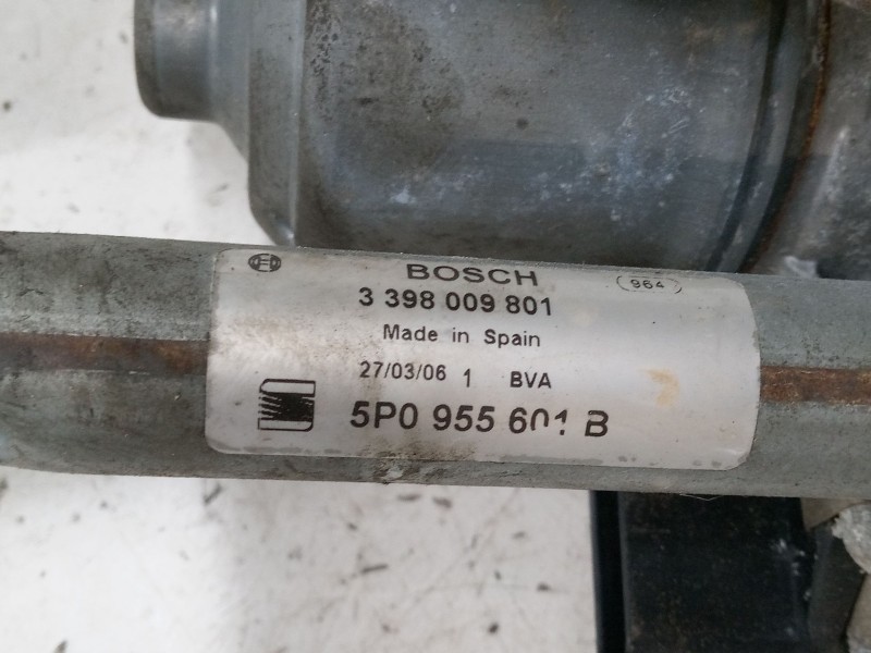 Recambio de motor limpiaparabrisas delantero izquierdo para seat toledo iii (5p2) 2.0 tdi 16v referencia OEM IAM 5P0955601B  