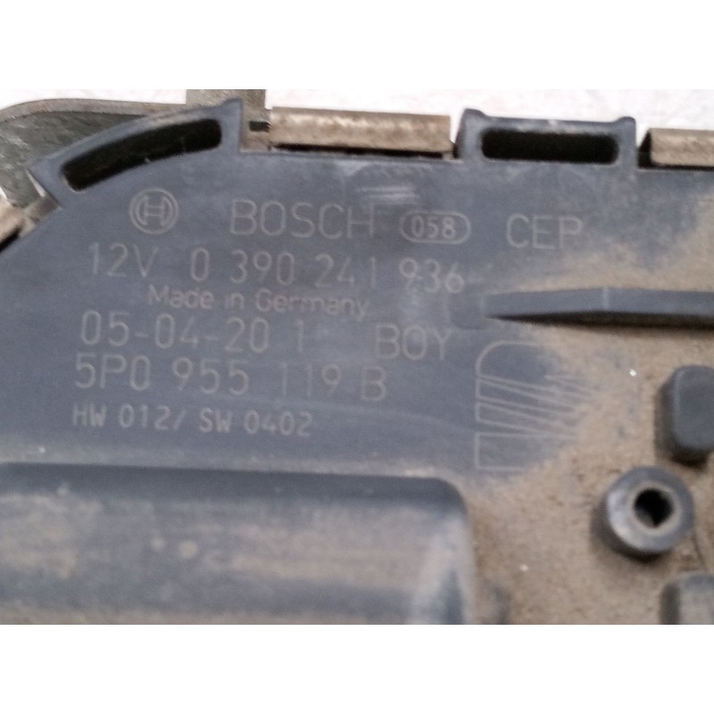 Recambio de motor limpiaparabrisas delantero izquierdo para seat toledo iii (5p2) 2.0 tdi 16v referencia OEM IAM 5P0955601B  