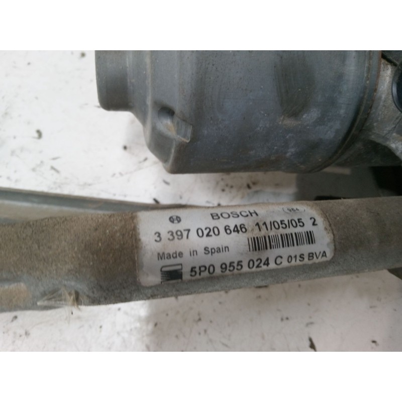 Recambio de motor limpiaparabrisas delantero derecho para seat toledo iii (5p2) 2.0 tdi 16v referencia OEM IAM 5P0955024C  