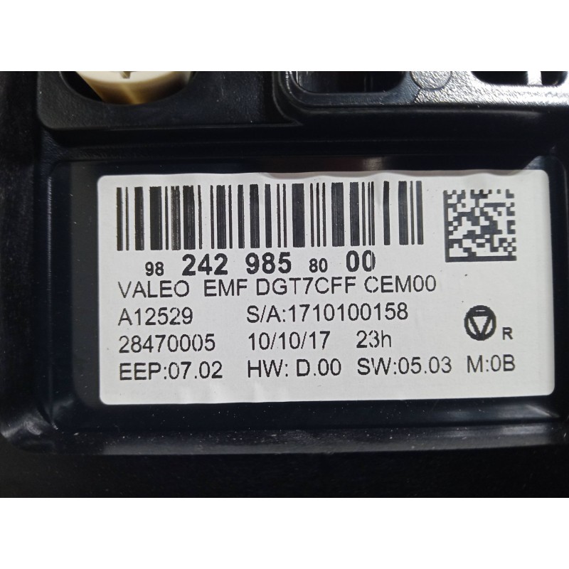 Recambio de pantalla multifuncion para citroën c3 aircross ii (2r_, 2c_) 1.2 puretech 110 (2rhnzb, 2rhnzw, 2rhnpx, 2rhnpj) refer