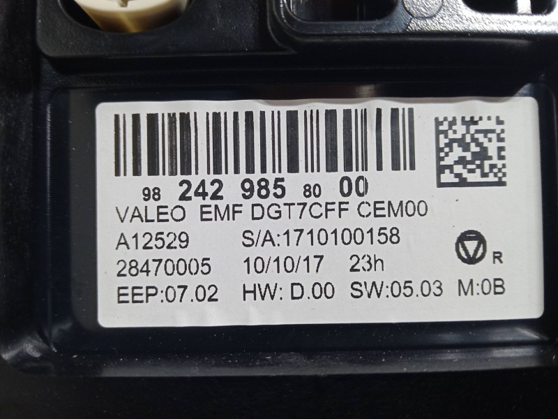 Recambio de pantalla multifuncion para citroën c3 aircross ii (2r_, 2c_) 1.2 puretech 110 (2rhnzb, 2rhnzw, 2rhnpx, 2rhnpj) refer