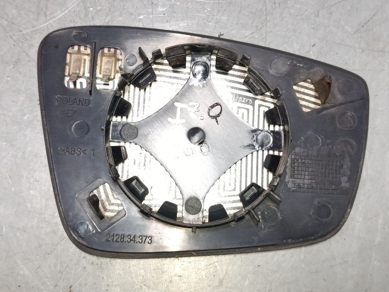 Recambio de cristal retrovisor izquierdo para skoda rapid (nh3, nk3, nk6) 1.6 tdi referencia OEM IAM 212834373  