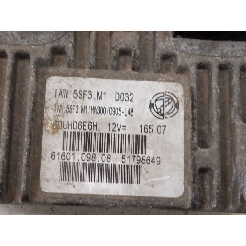 Recambio de centralita motor uce para fiat grande punto (199_) 1.2 referencia OEM IAM 51798649 IAW5SF3.M1 