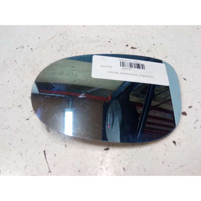 Recambio de cristal retrovisor izquierdo para fiat bravo ii (198_) 1.9 d multijet (198axb1a) referencia OEM IAM   