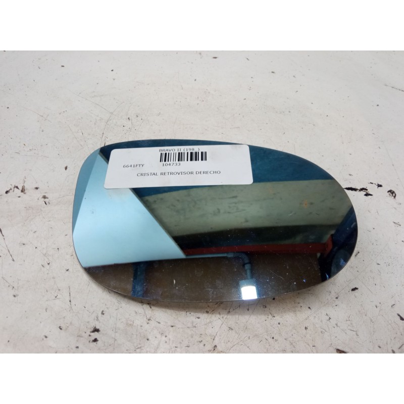 Recambio de cristal retrovisor derecho para fiat bravo ii (198_) 1.9 d multijet (198axb1a) referencia OEM IAM   