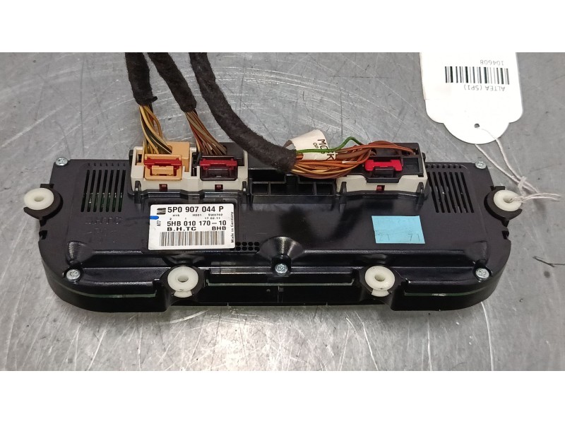 Recambio de mando climatizador para seat altea (5p1) 1.4 tsi referencia OEM IAM 5P0907044P 5HB01017010 