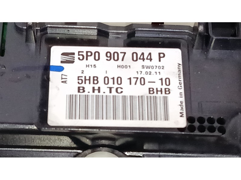 Recambio de mando climatizador para seat altea (5p1) 1.4 tsi referencia OEM IAM 5P0907044P 5HB01017010 
