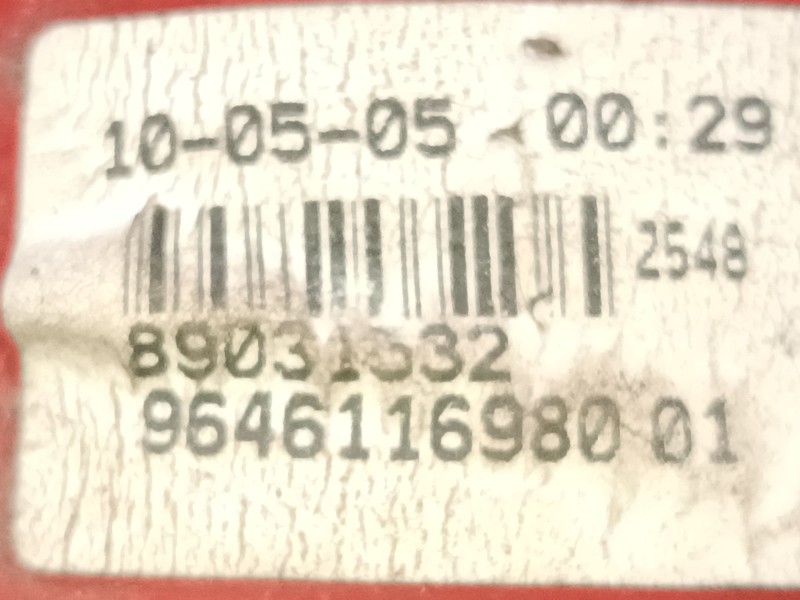 Recambio de piloto trasero izquierdo para peugeot 1007 (km_) 1.4 hdi referencia OEM IAM 964611698001  