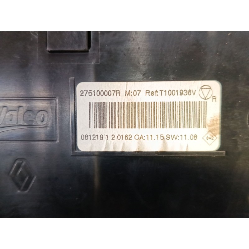 Recambio de mando climatizador para renault megane iii hatchback (bz0/1_, b3_) 1.6 16v (bz1b, bz1h) referencia OEM IAM 275100007