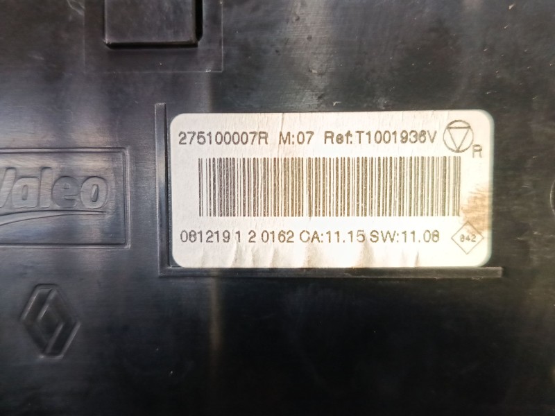 Recambio de mando climatizador para renault megane iii hatchback (bz0/1_, b3_) 1.6 16v (bz1b, bz1h) referencia OEM IAM 275100007