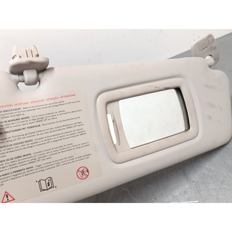 Recambio de parasol derecho para renault megane iii hatchback (bz0/1_, b3_) 1.6 16v (bz1b, bz1h) referencia OEM IAM   