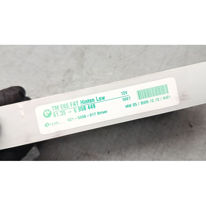 Recambio de centralita puerta trasera izquierda para bmw 7 (e65, e66, e67) 730 i, li referencia OEM IAM 61356958449  