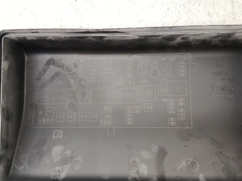 Recambio de caja reles / fusibles para opel insignia a (g09) 2.0 cdti (68) referencia OEM IAM 13255300 544949969 