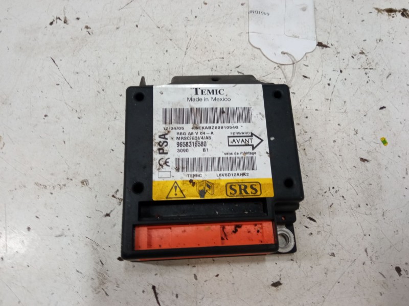 Recambio de centralita airbag para citroën c3 i (fc_, fn_) 1.4 hdi referencia OEM IAM 9658316580  