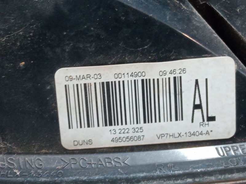 Recambio de piloto trasero derecho para opel astra h (a04) 1.6 (l48) referencia OEM IAM   