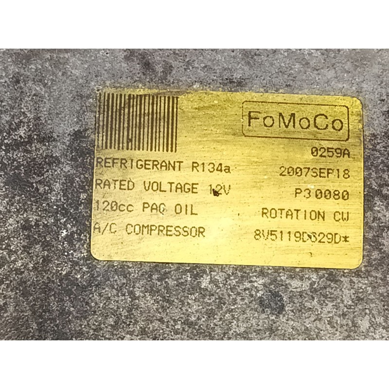 Recambio de compresor a/a para mazda 2 (de_, dh_) 1.4 mzr-cd referencia OEM IAM 8V5119D629D  