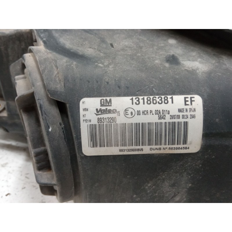 Recambio de faro izquierdo para opel corsa d (s07) 1.2 (l08, l68) referencia OEM IAM 13186381EF  