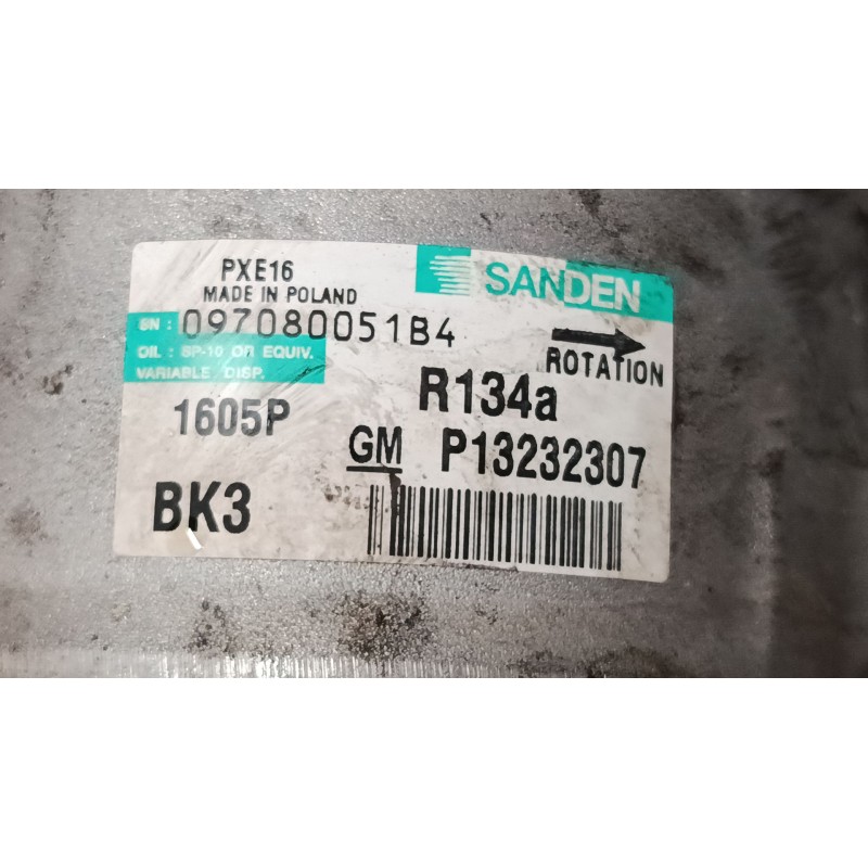Recambio de compresor a/a para opel insignia a (g09) 2.0 cdti (68) referencia OEM IAM 13232307  