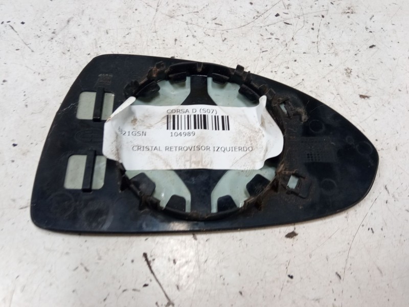 Recambio de cristal retrovisor izquierdo para opel corsa d (s07) 1.2 (l08, l68) referencia OEM IAM   