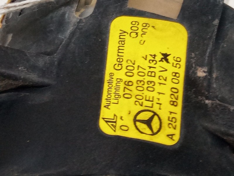 Recambio de faro antiniebla derecho para mercedes-benz clase a (w169) a 180 cdi (169.007, 169.307) referencia OEM IAM A251820085