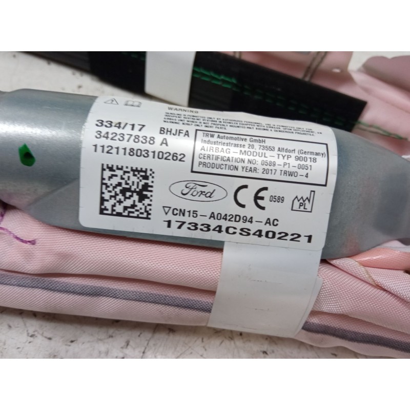 Recambio de airbag cortina delantero derecho para ford ecosport 1.0 ecoboost referencia OEM IAM CN15A042D94AC  
