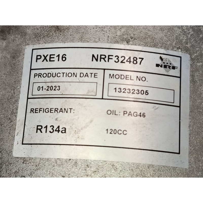 Recambio de compresor a/a para opel insignia a sports tourer (g09) 2.0 cdti (35) referencia OEM IAM 13232305 NRF 32487 