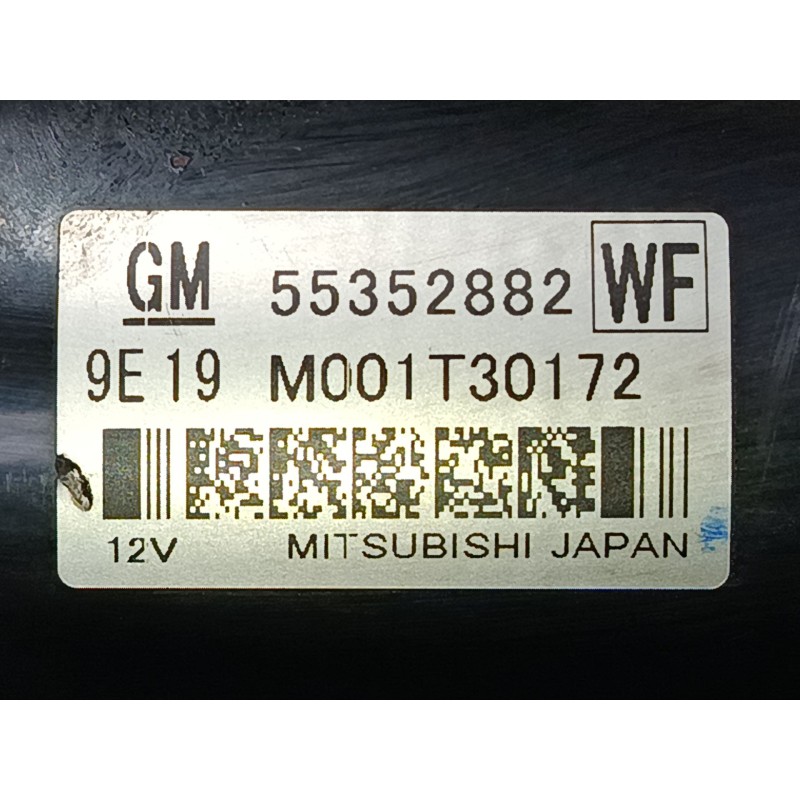 Recambio de motor arranque para opel insignia a sports tourer (g09) 2.0 cdti (35) referencia OEM IAM 55352882 WF M001T30172 