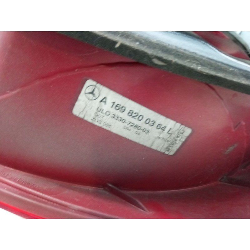 Recambio de piloto trasero izquierdo para mercedes-benz clase a (w169) a 180 cdi (169.007, 169.307) referencia OEM IAM 169820036