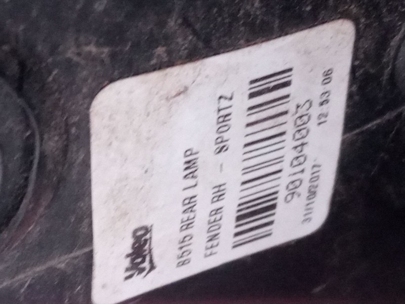 Recambio de piloto trasero derecho para ford ecosport 1.0 ecoboost referencia OEM IAM 90104003  