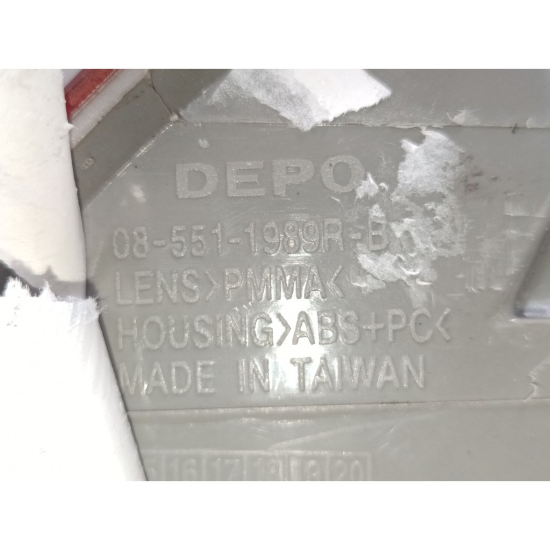 Recambio de piloto trasero derecho para renault megane iii hatchback (bz0/1_, b3_) 1.6 16v (bz1b, bz1h) referencia OEM IAM   