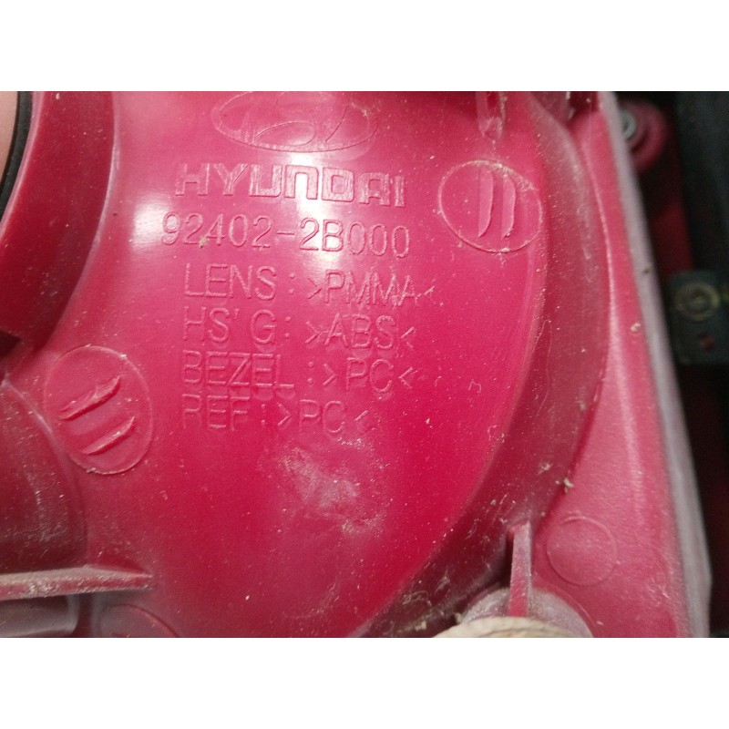 Recambio de piloto trasero derecho para hyundai santa fé ii (cm) 2.2 crdi gls referencia OEM IAM 924022B000  