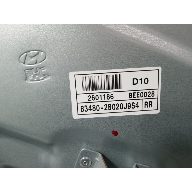 Recambio de elevalunas electrico trasero derecho para hyundai santa fé ii (cm) 2.2 crdi gls referencia OEM IAM 834802B020J9S4  