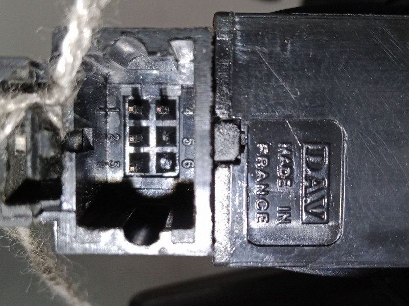 Recambio de mando elevalunas delantero derecho para peugeot 607 (9d, 9u) 2.2 hdi referencia OEM IAM   