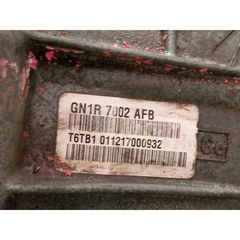 Recambio de caja de cambios manual 6 velocidades para ford ecosport 1.0 ecoboost referencia OEM IAM GN1R7002AFB T6TB1 