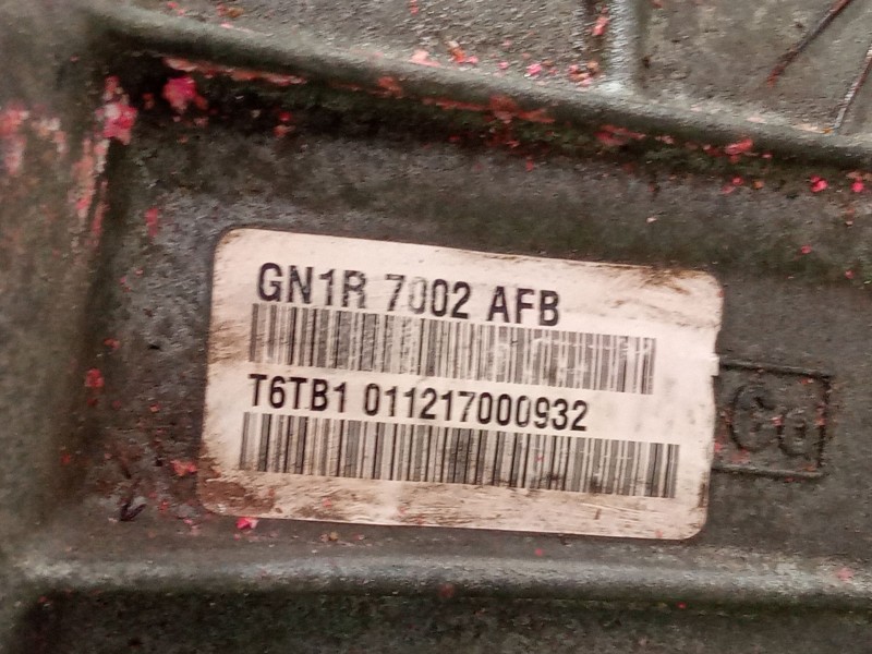 Recambio de caja de cambios manual 6 velocidades para ford ecosport 1.0 ecoboost referencia OEM IAM GN1R7002AFB T6TB1 